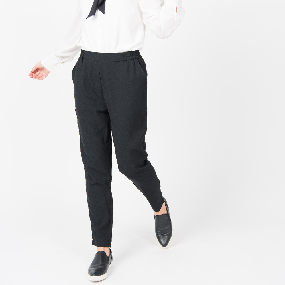 Crop Trouser Pant Black